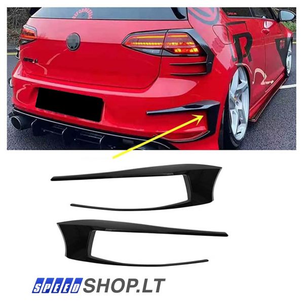 GOLF 7 GTI / R galinio bamperio apdaila